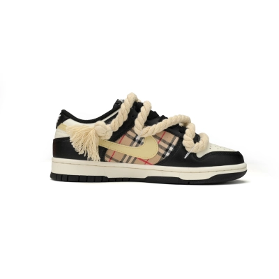  Nike Dunk Low 'Black White' Scottish Panda  CW1590-100  02