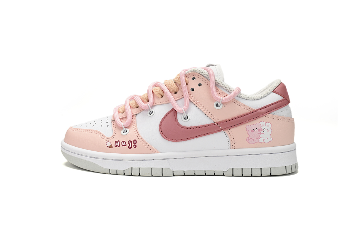 Nike Dunk Low Neon Foundation Make-up Hug Bear DH9765-102
