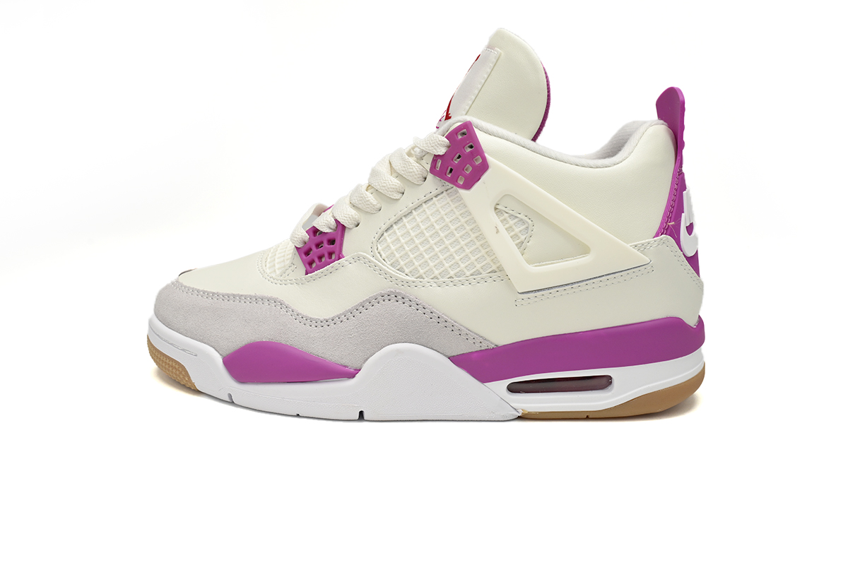 Nike SB x Air Jordan 4 White Purple Grey DR5415-105