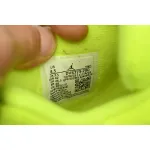  Tagz x Air jordan 4 Plush Fluorescent Yellow DV6773-700