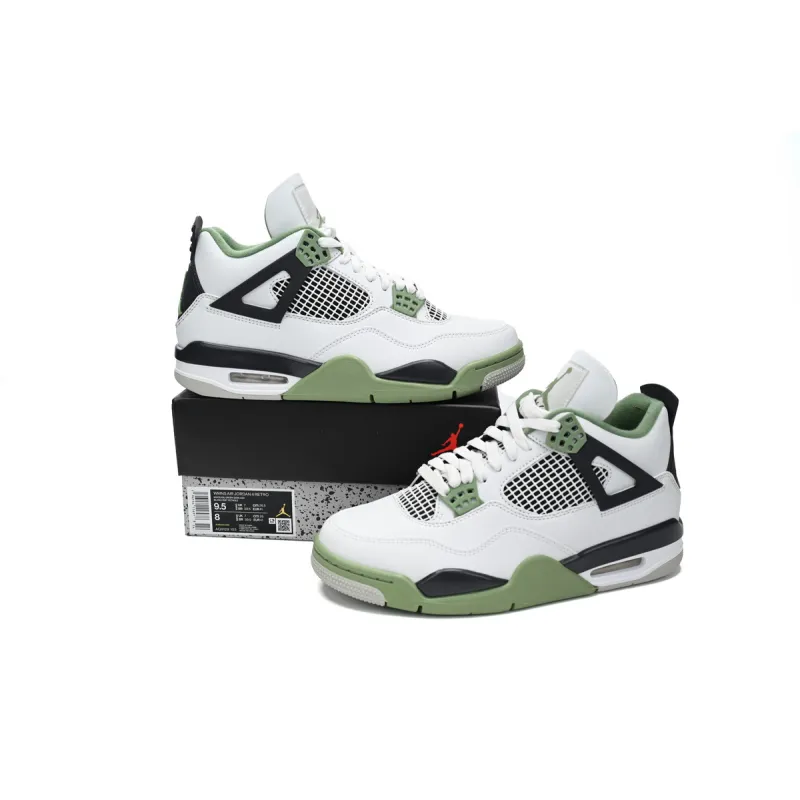 Air Jordan 4 Retro Seafoam (Women's)  AQ9129-103
