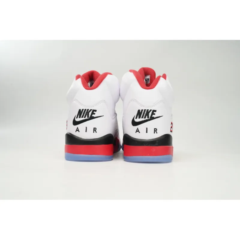 Air Jordan 5 Retro Fire Red Black Tongue (2013) 136027-120