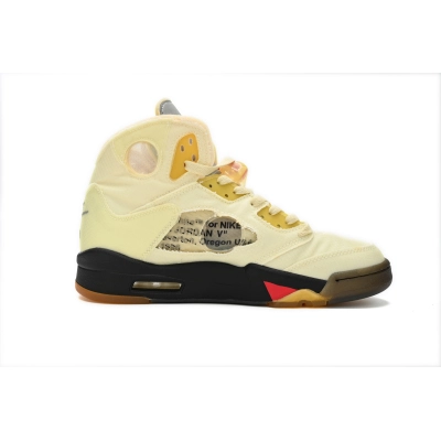 Air Jordan 5 Retro Off-White Sail DH8565-100 02