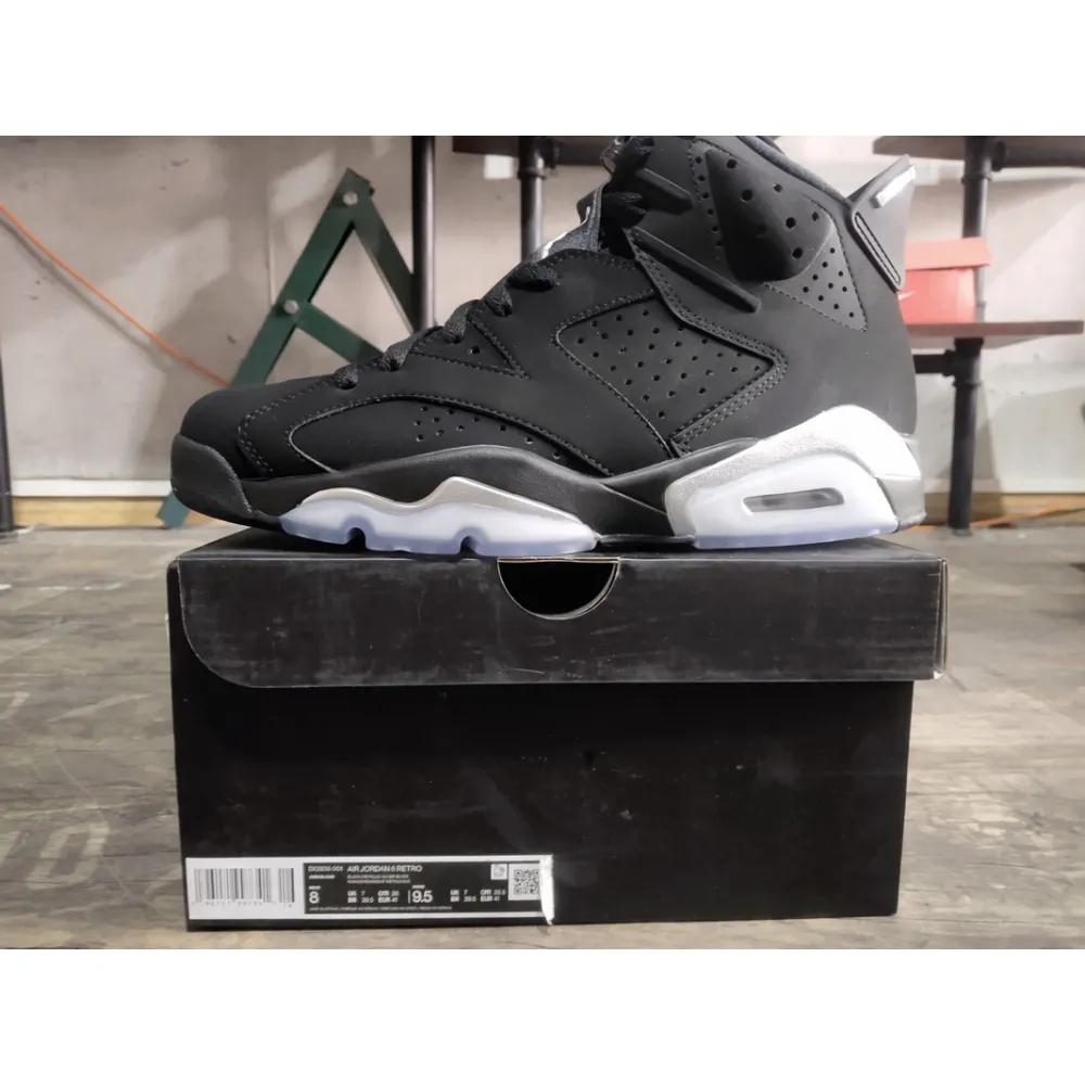 Air Jordan 6 Retro Chrome Metallic Silver DX2836-001