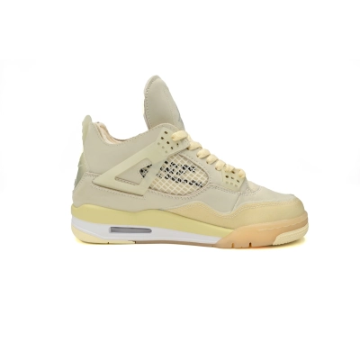 Jordan 4 Retro Off-White Sail (Women's)  CV9388-100  02