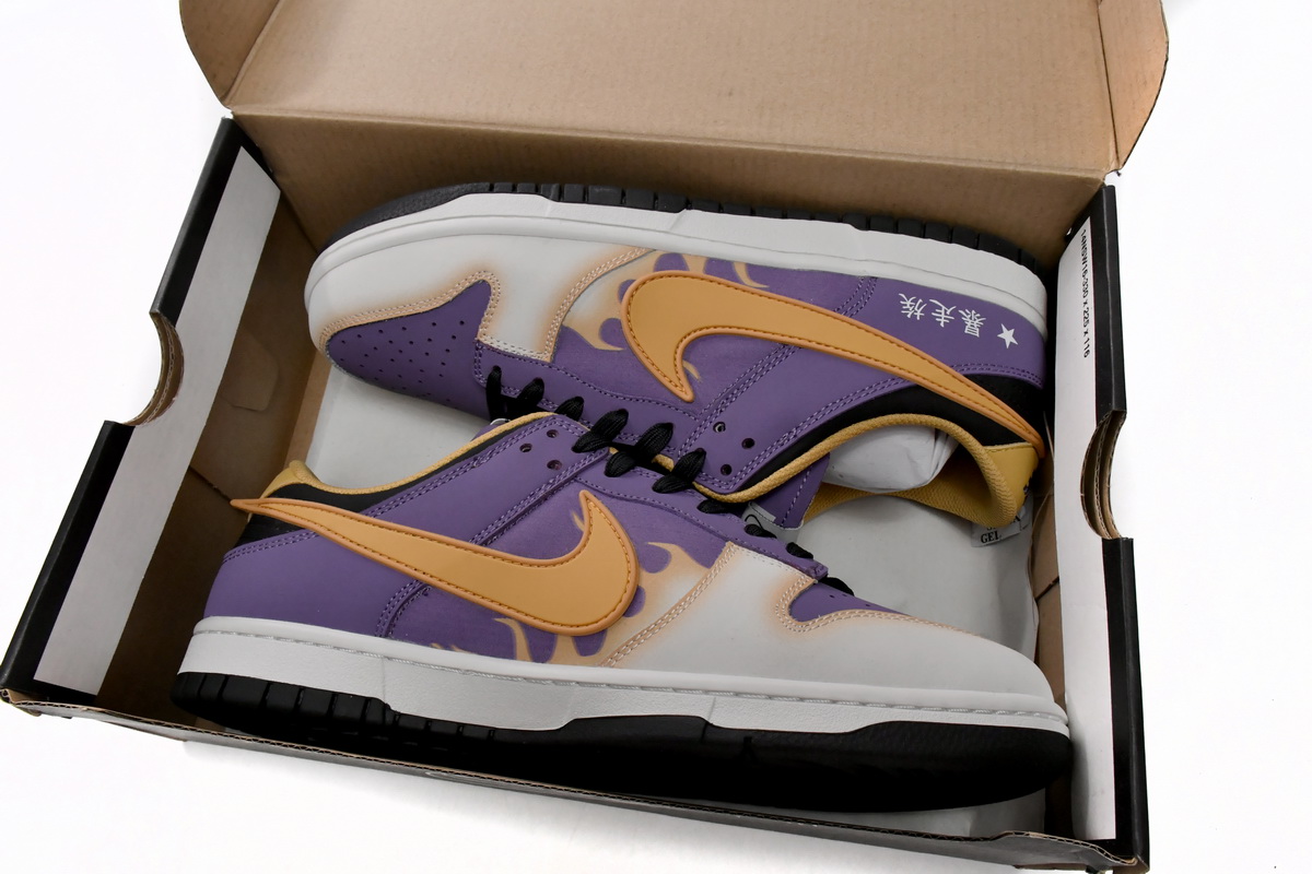 Nike Dunk Low AE86 Purple Yellow DD1391-106