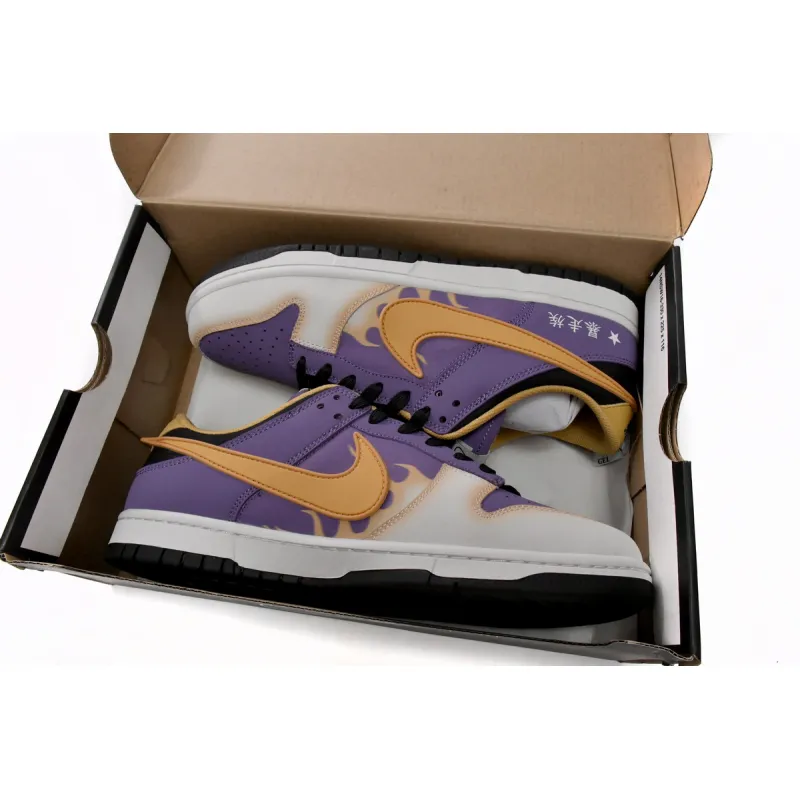 Nike Dunk Low AE86 Purple Yellow DD1391-106