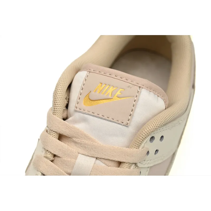 Nike Dunk Low Phantom Metallic Gold (Women's) DX5930-001