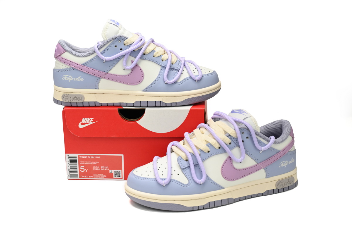 Nike Dunk Low Womens "Indigo Haze/Coral Chalk" DD1503-500