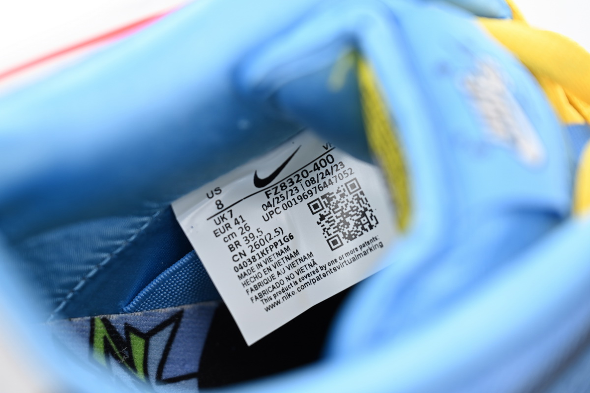 Nike SB Dunk Low The Powerpuff Girls Bubbles FZ8320-400