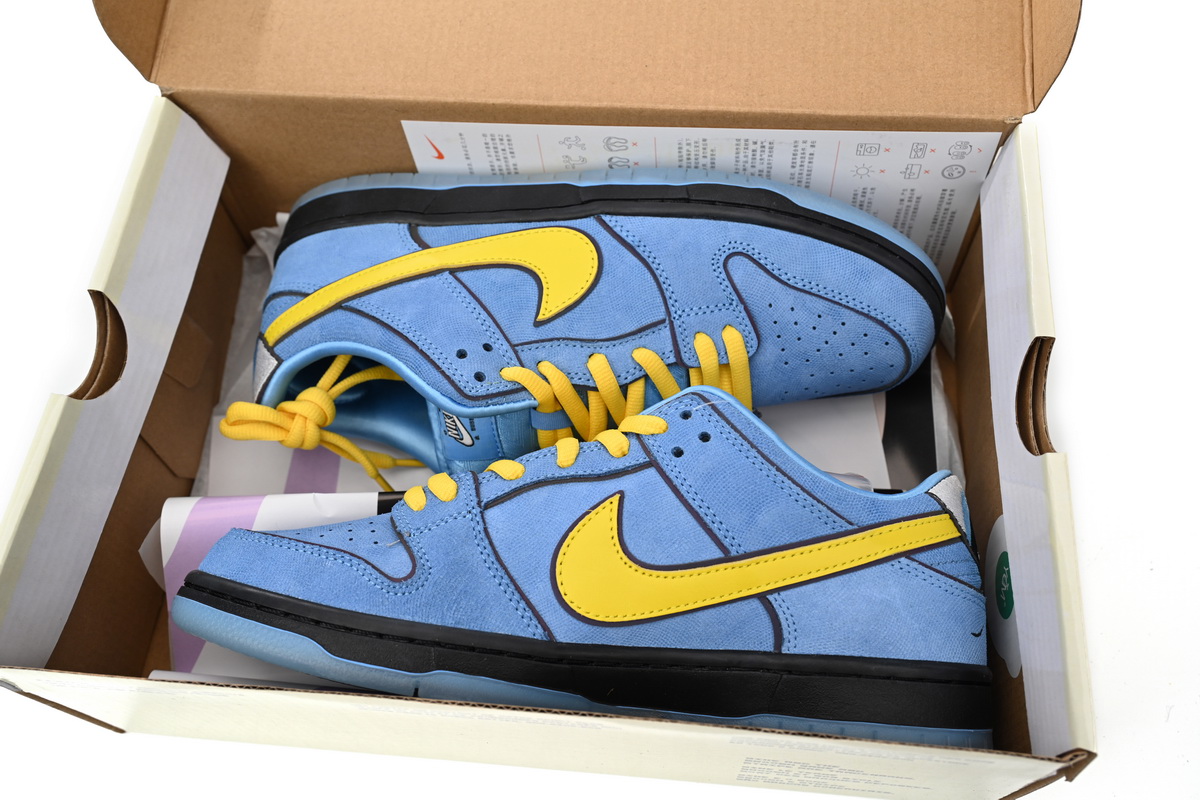 Nike SB Dunk Low The Powerpuff Girls Bubbles FZ8320-400