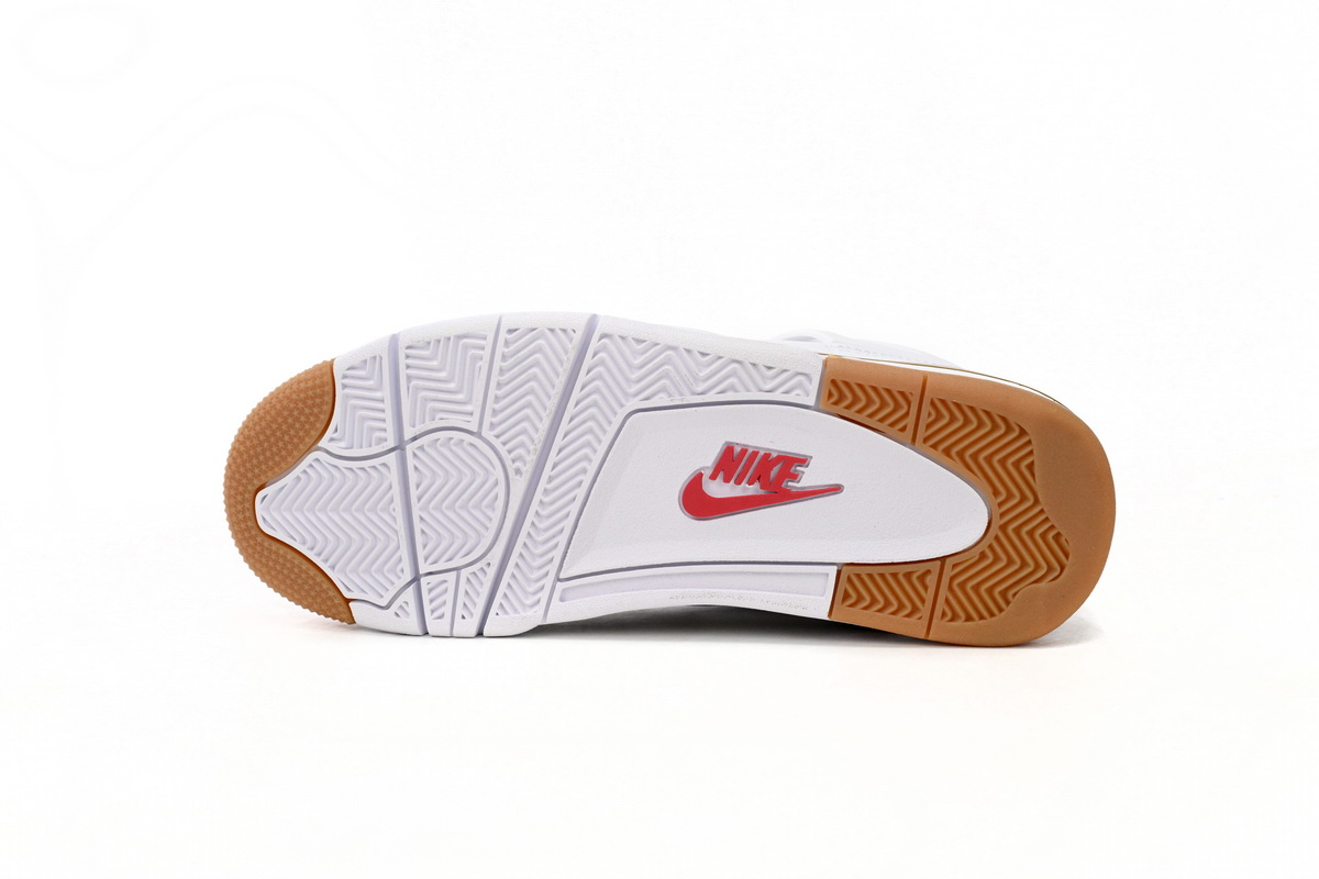 Nike SB x Air Jordan 4 White Brown  DR5415-120