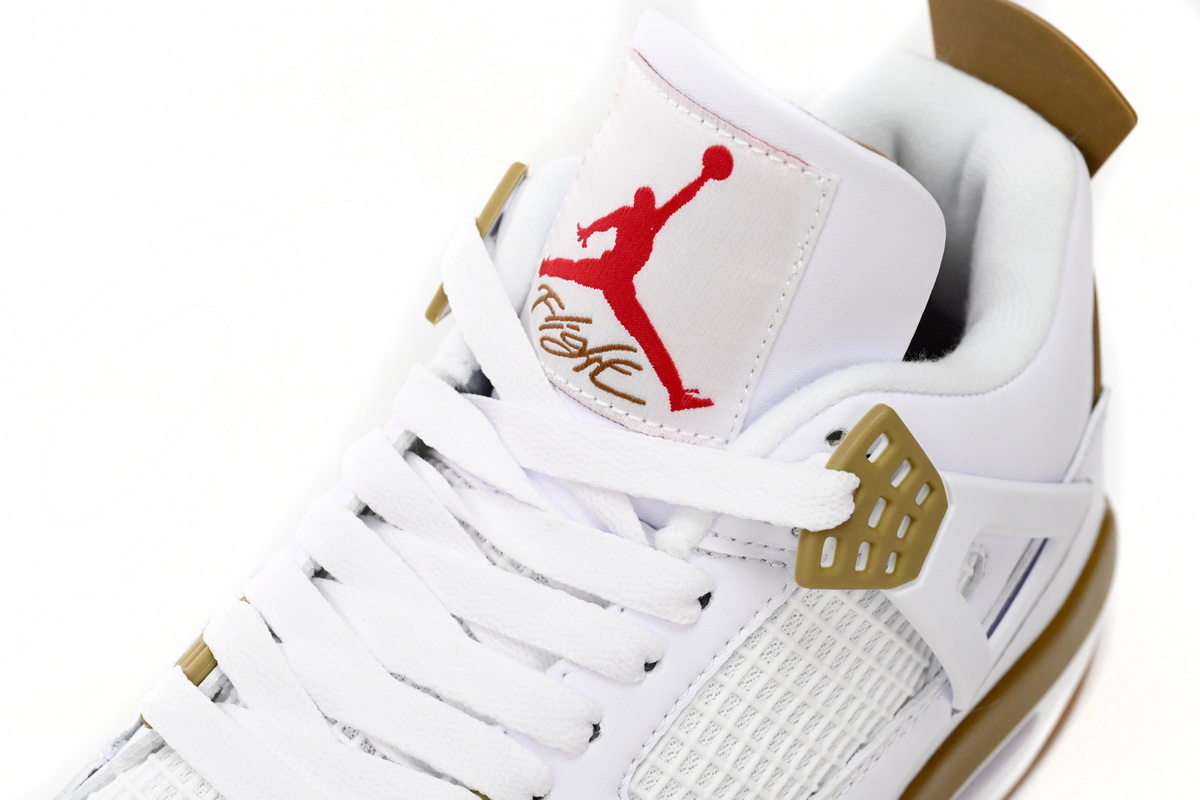 Nike SB x Air Jordan 4 White Brown  DR5415-120