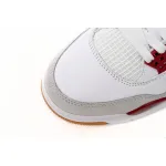 Nike SB x Air Jordan 4 White Red DR5415-160 