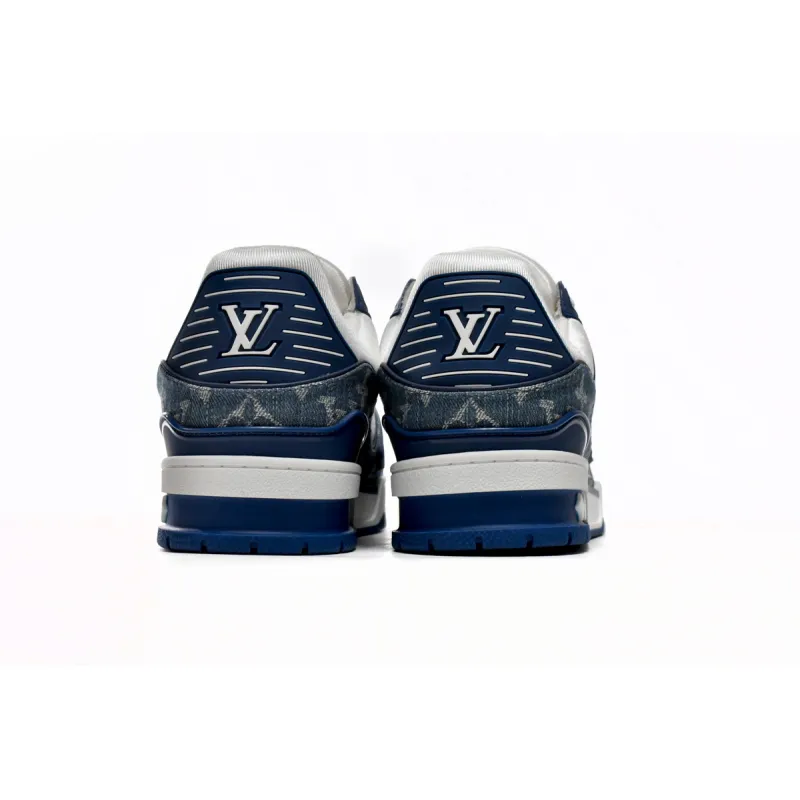  Louis Vuitton Trainer Cowboy Blue FD0291