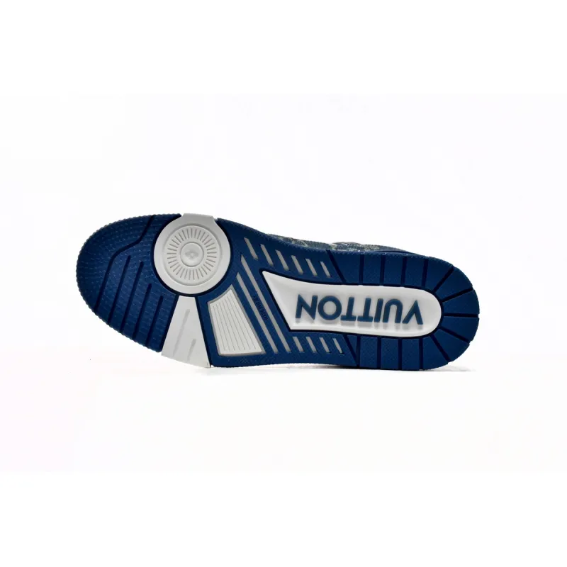  Louis Vuitton Trainer Cowboy Blue FD0291