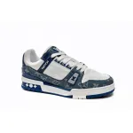  Louis Vuitton Trainer Cowboy Blue FD0291