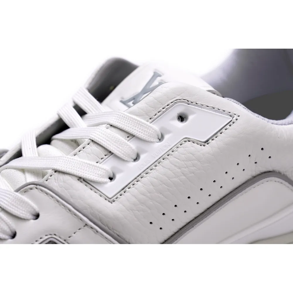  Louis Vuitton Trainer White Litchi Pattern  FD0221