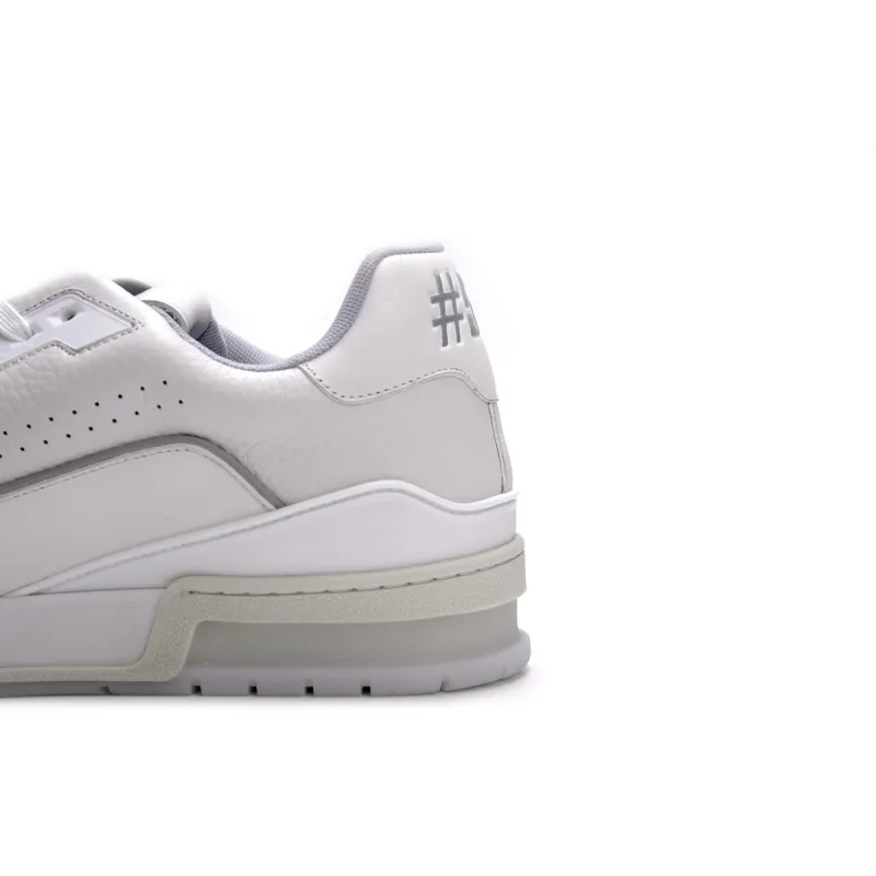  Louis Vuitton Trainer White Litchi Pattern  FD0221