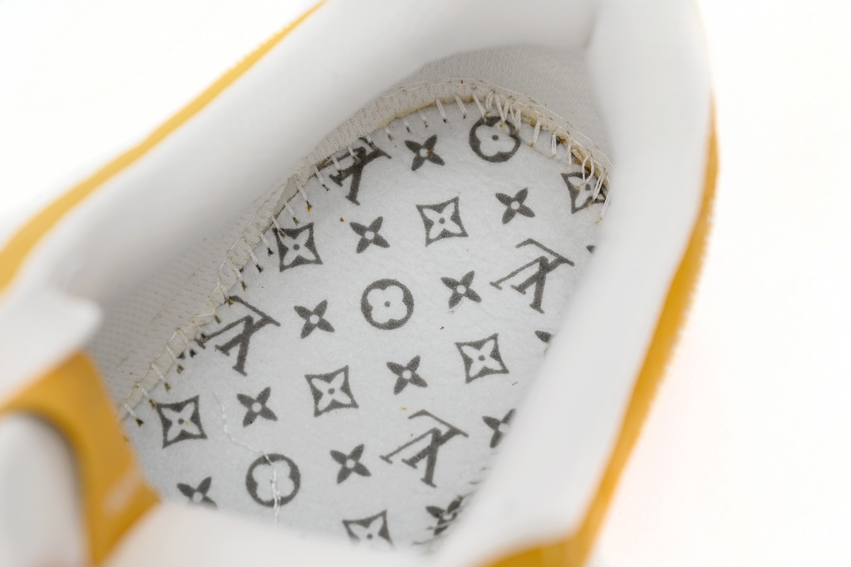 l**is V*t*n x nike air force 1 co branded white yellow