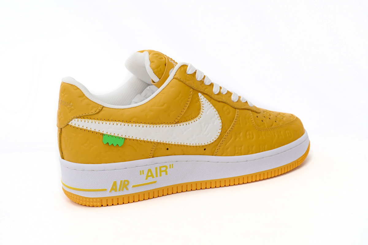 l**is V*t*n x nike air force 1 co branded white yellow