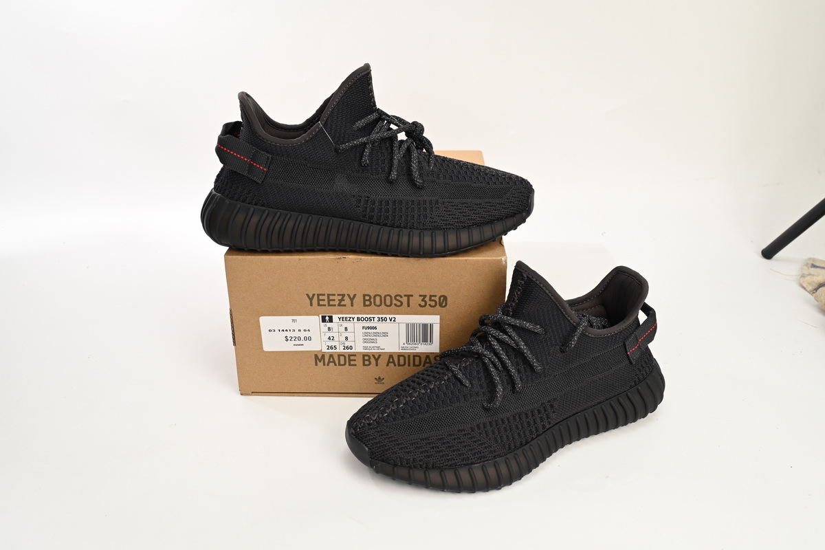 Adidas Yeezy Boost 350 V2 Black (Non-Reflective) FU9006