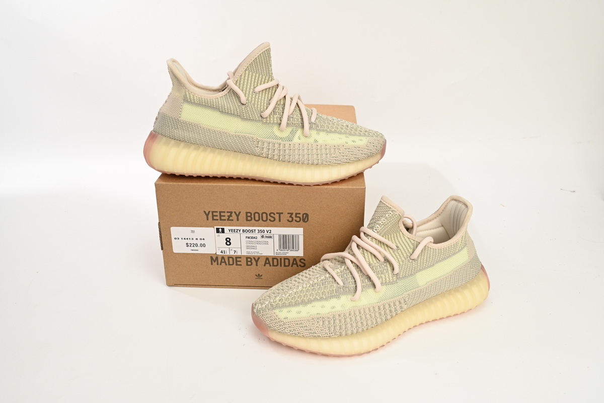 Adidas Yeezy Boost 350 V2 Citrin (Non-Reflective)  FW3042