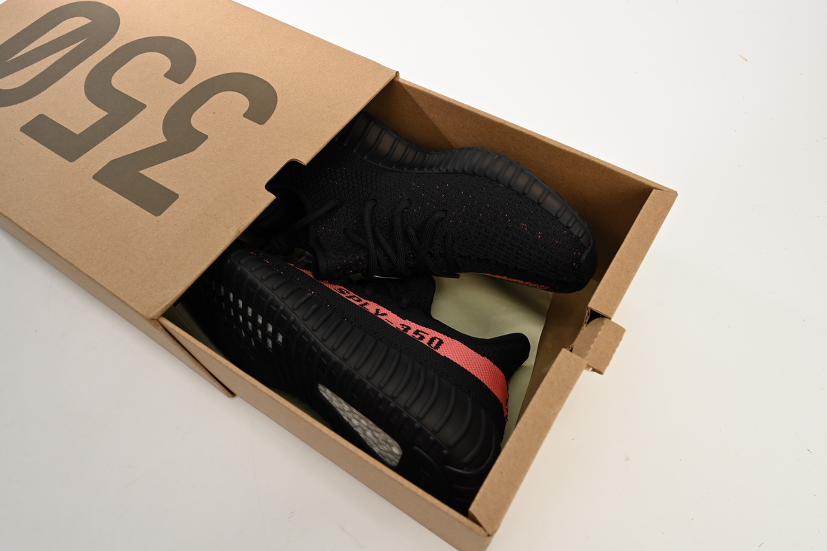 Adidas Yeezy Boost 350 V2 Core Black Red (2016/2022/2023) BY9612 