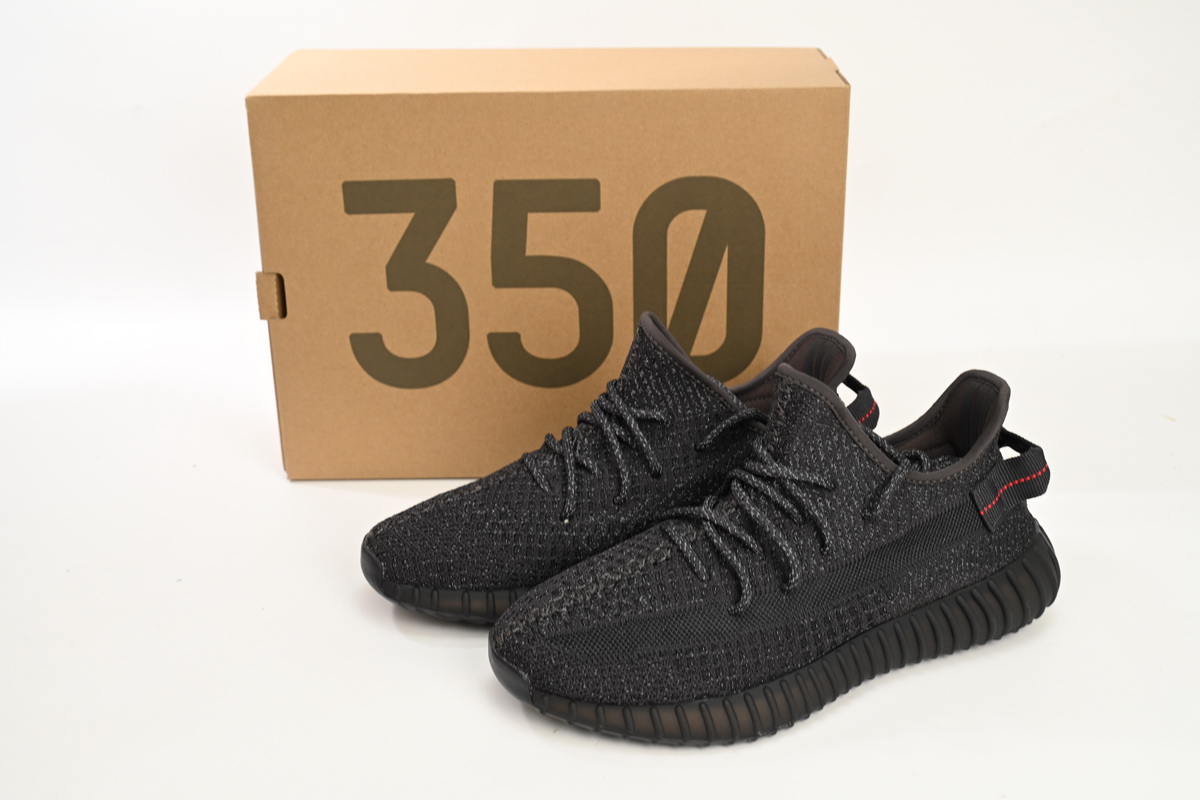 Adidas Yeezy Boost 350 V2 Static Black (Reflective) FU9007