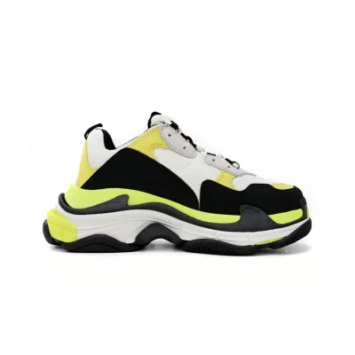 Balenciaga Black, White, And Yellow  524039 W09OH 7079 02