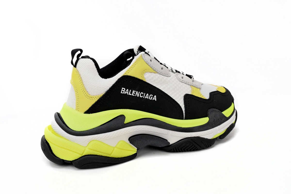 Balenciaga Black, White, And Yellow  524039 W09OH 7079