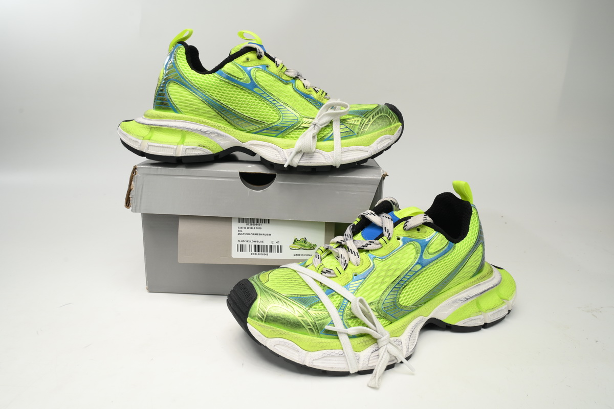 Ba*len*cia*ga black black fluorescent green 734734 w3xl6 7019