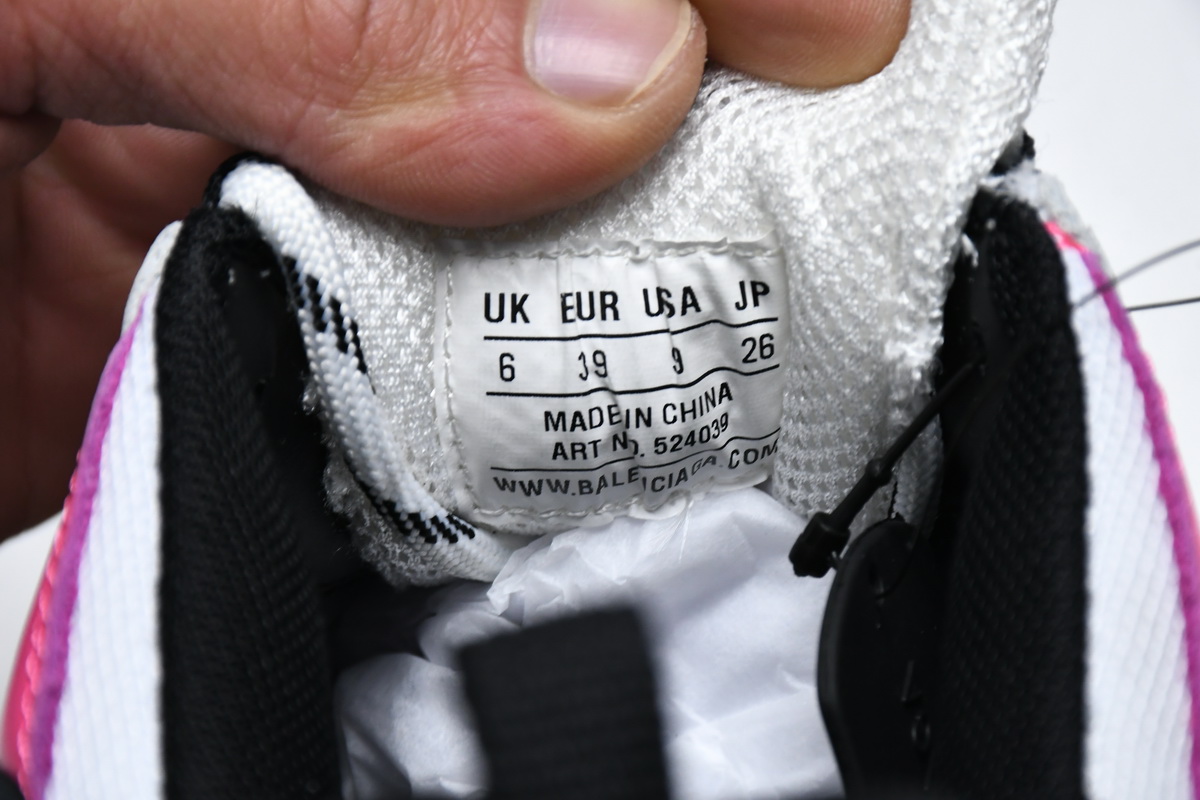 Balenciaga Triple S Black Pink 524039 W09O6 5671