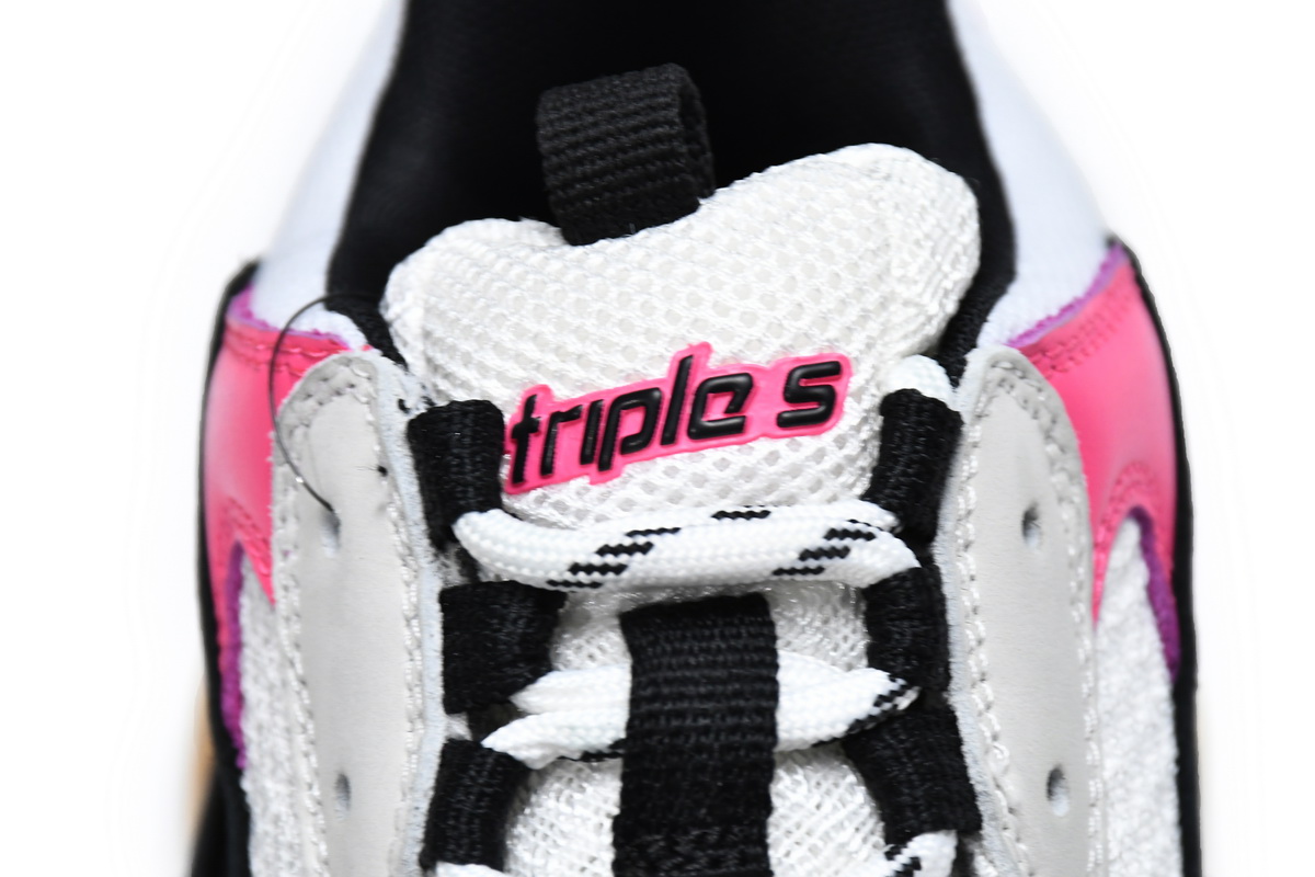 Balenciaga Triple S Black Pink 524039 W09O6 5671