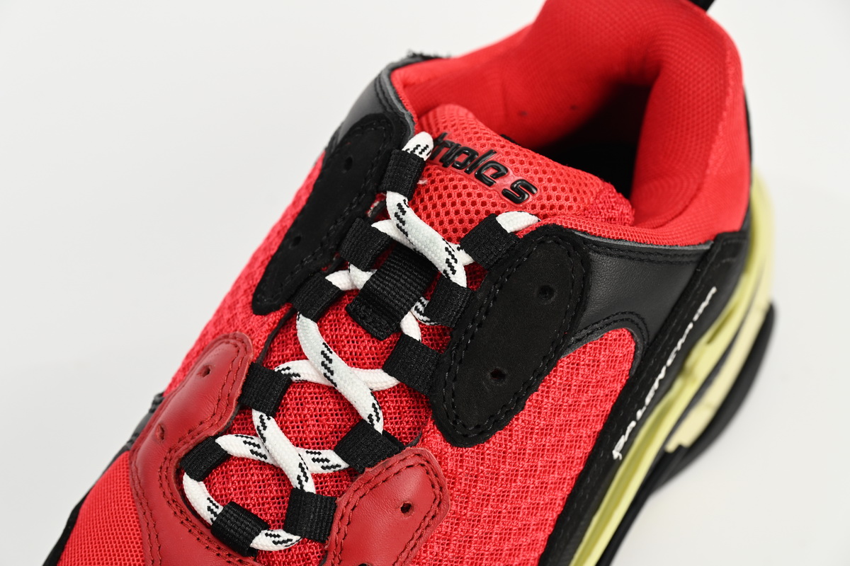 Balenciaga Triple S Black Red Grey 483513 W06E1 1006 