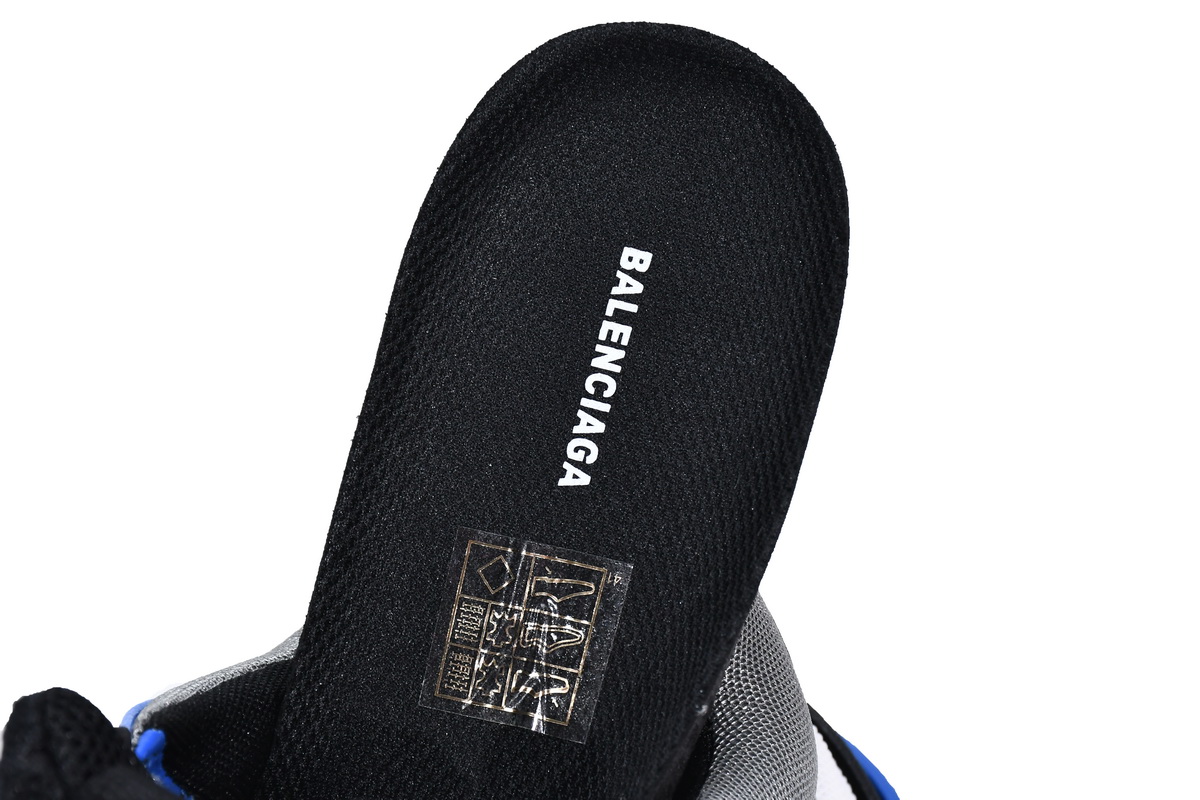 Balenciaga Triple S Black White Blue 536737 W2CA1 4124