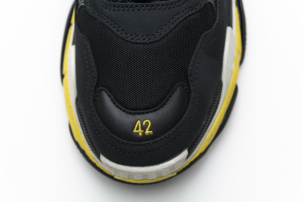Balenciaga Triple S Black Yellow 483513 W06E1 1078