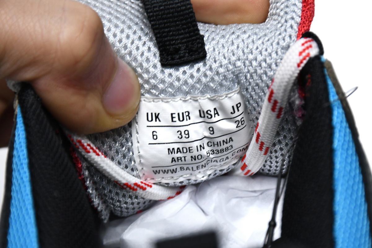 Balenciaga Triple S Blue Red 533883 W09O2 4365 