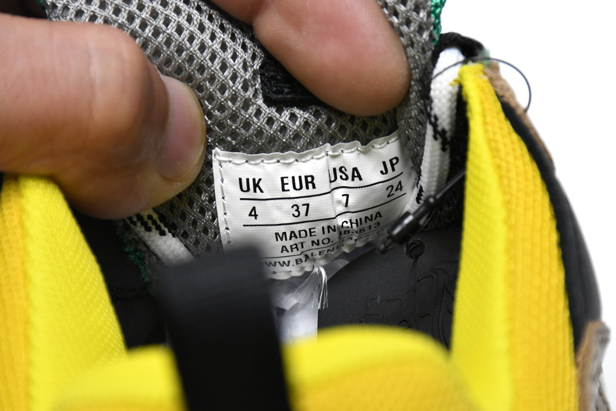 Balenciaga Triple S Green Yellow 483513 W06E3 7070