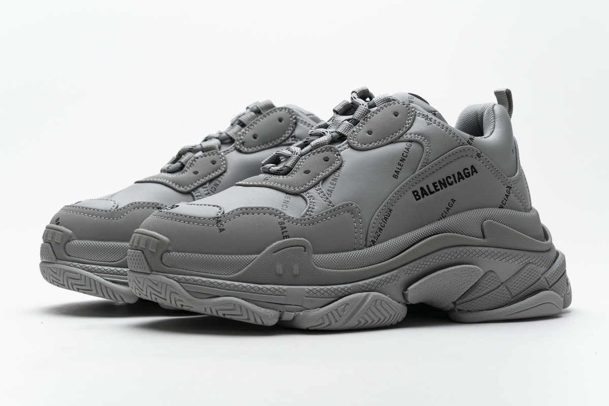 Balenciaga Triple S Grey Black 536737 W2FA1 1210 