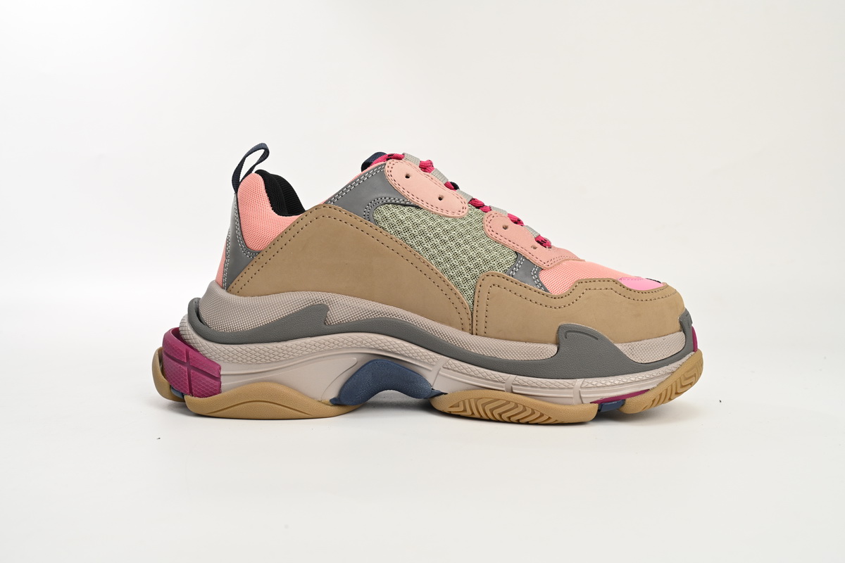 Balenciaga Triple S Grey Pink 490672 W09O5 1036 