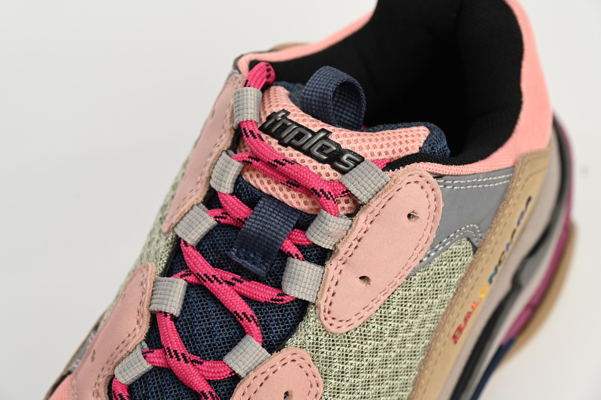 Balenciaga Triple S Grey Pink 490672 W09O5 1036 
