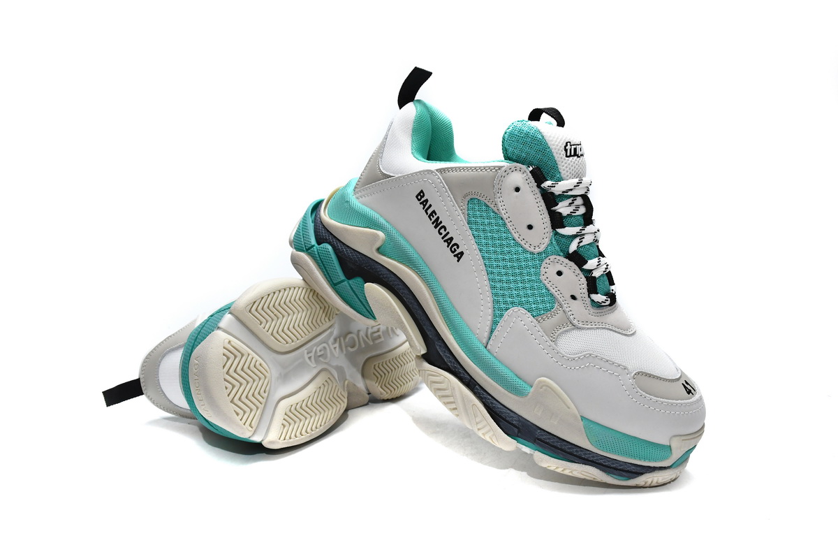 Ba*len*cia*ga triple s mint green 524039 w09e1 9878