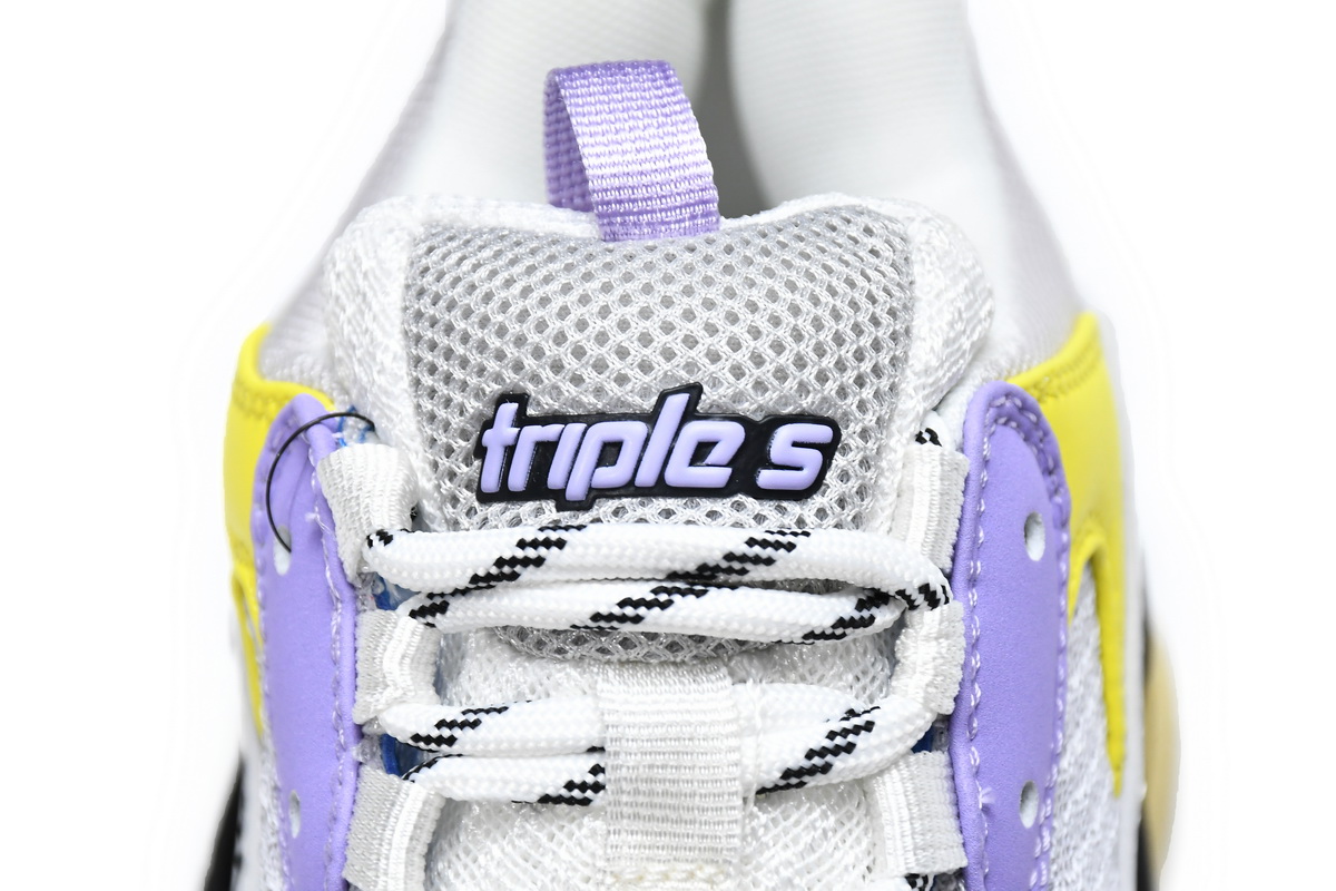 Balenciaga Triple S Purple Yellow Blue 524039 W09OH 8081