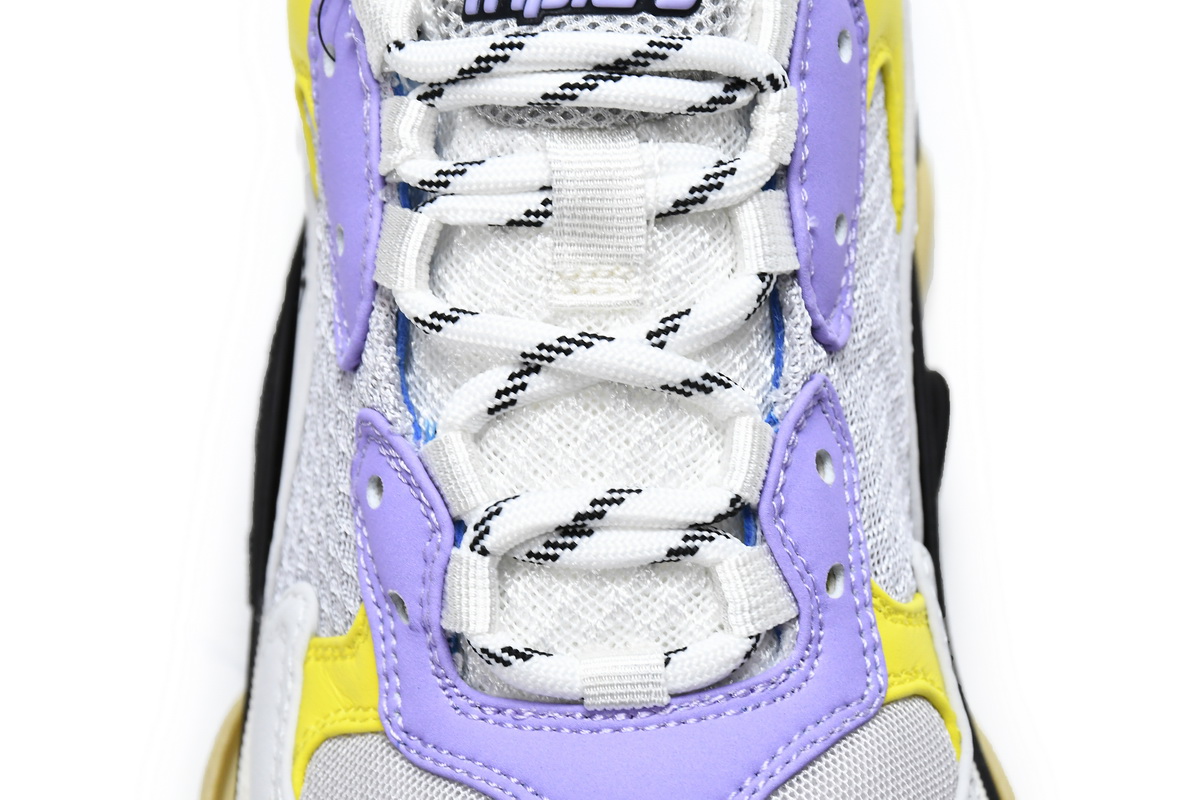 Balenciaga Triple S Purple Yellow Blue 524039 W09OH 8081