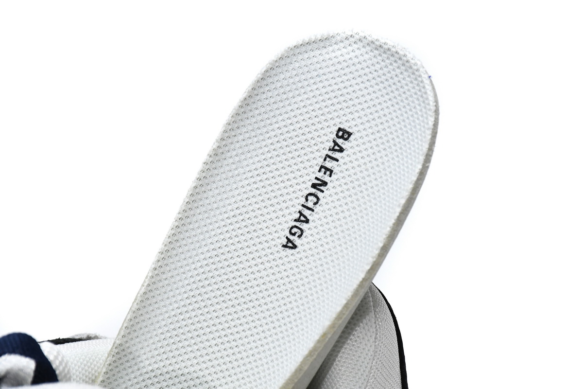 Balenciaga Triple S White Dark Blue 534217 W09E1 9000