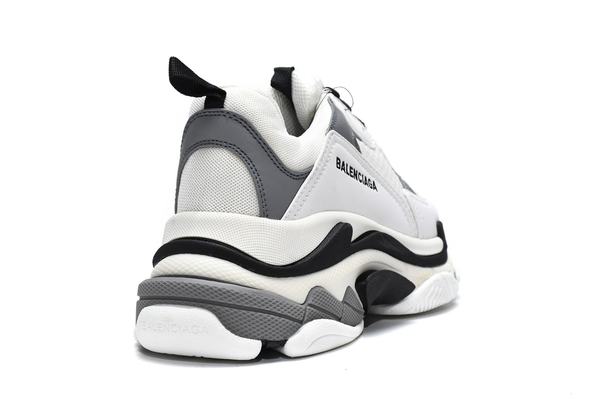 Balenciaga Triple S White Grey 536737 W09O1 9089