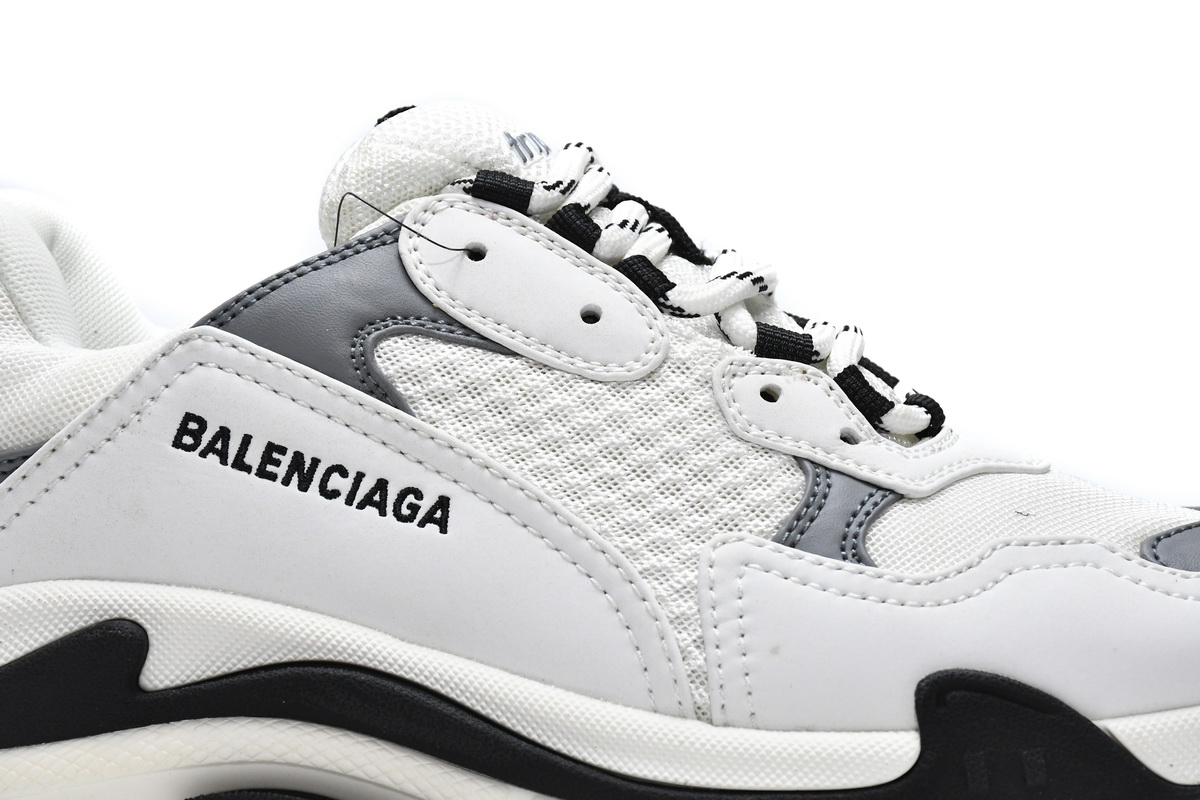 Balenciaga Triple S White Grey 536737 W09O1 9089