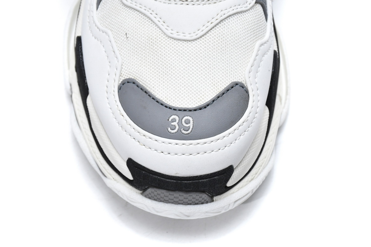 Balenciaga Triple S White Grey 536737 W09O1 9089