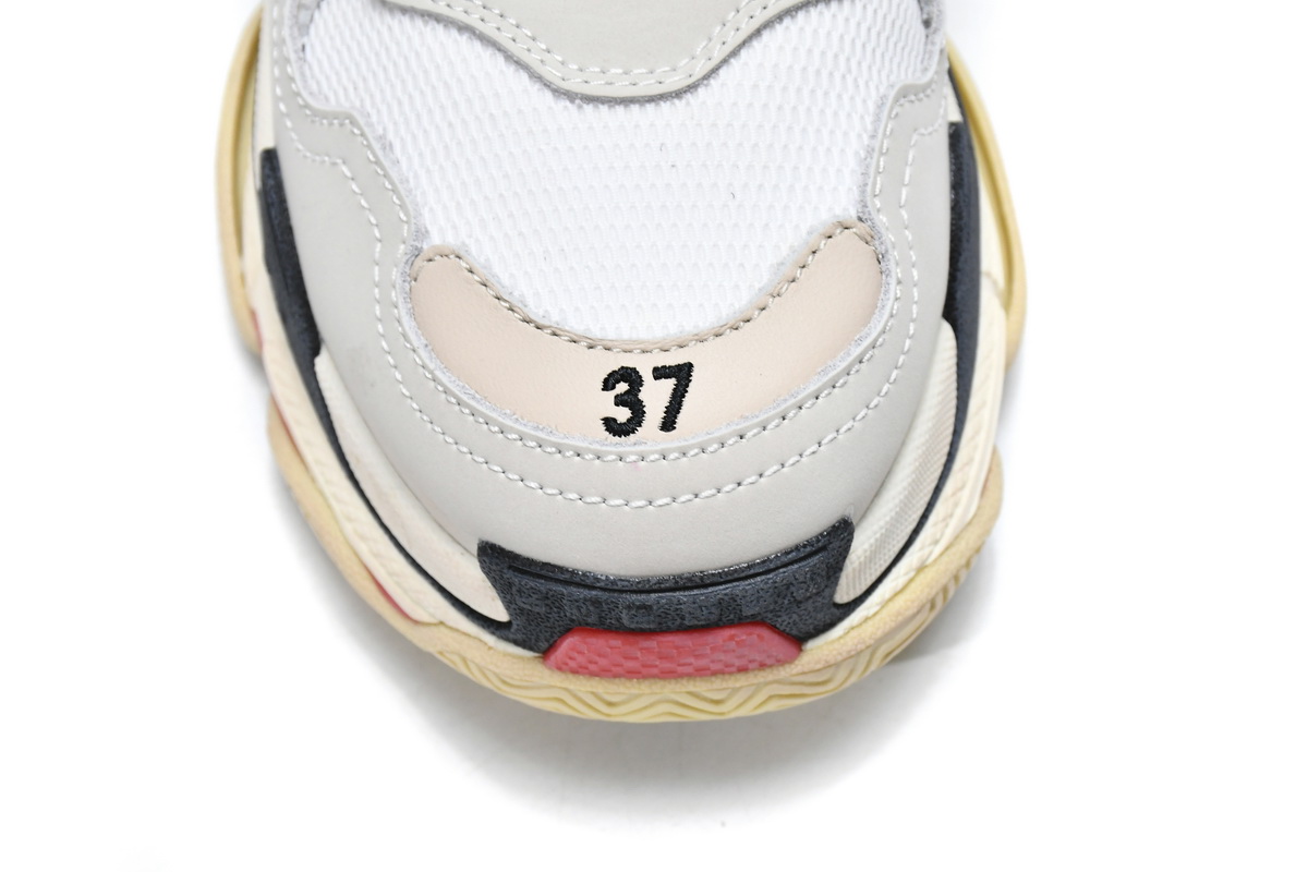 Ba*len*cia*ga triple s white red (women